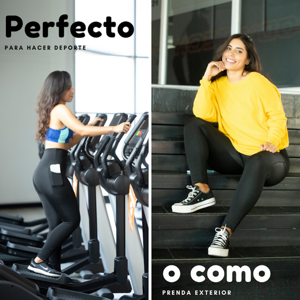Leggins Con Neopreno Y Bolsillos
