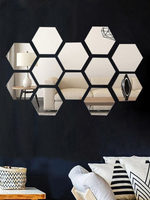 Espejo Hexagonal - Acrilico que dura años