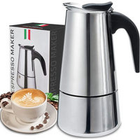 CAFETERA ITALIANA - COFFEE EXPRESS EN ACERO INOXIDABLE
