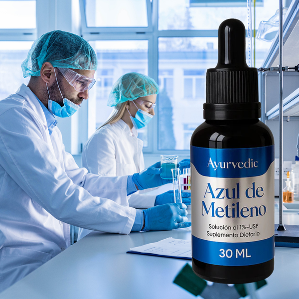 Azul de Metileno AYURVEDIC 30 ML - tu mente 🧠 despierta, tu energía ⚕️ constante.