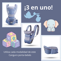Canguro Portabebés Cargador De Bebe 3 en 1