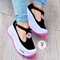 Negro Suela Fucsia