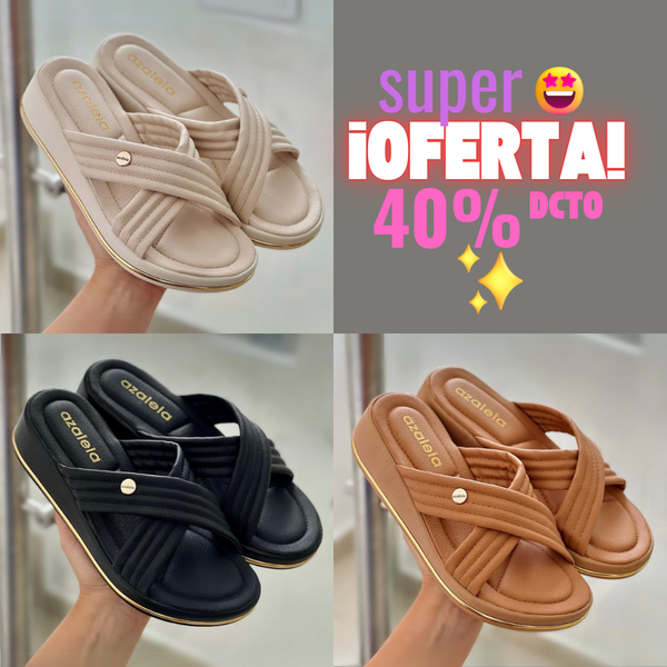 SANDALIA DAMA AZ@-LEIA