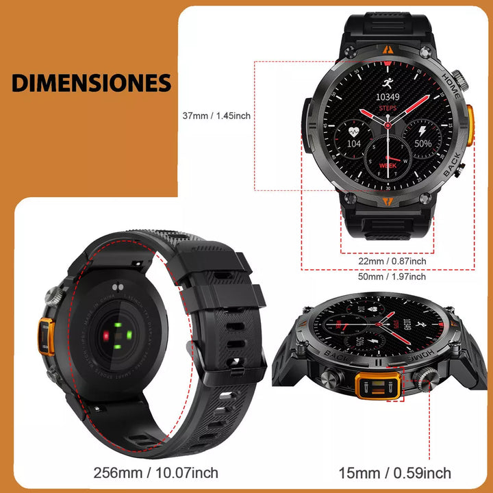 Reloj Active Pulse -RELOJ DE RESISTENCIA GRADO MILITAR