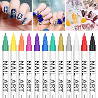 Kit de 12 Bolígrafos Nail Pen para Pintar Uñas - ENVIO GRATIS
