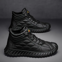 Zapato De Invierno En Cuero Genuino Casual