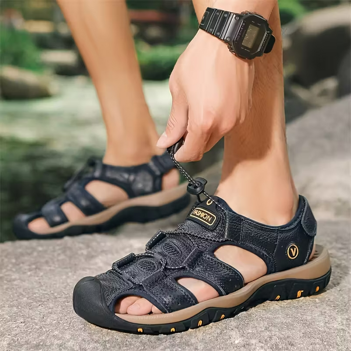NÓMADA Sandalias de Cuero PU