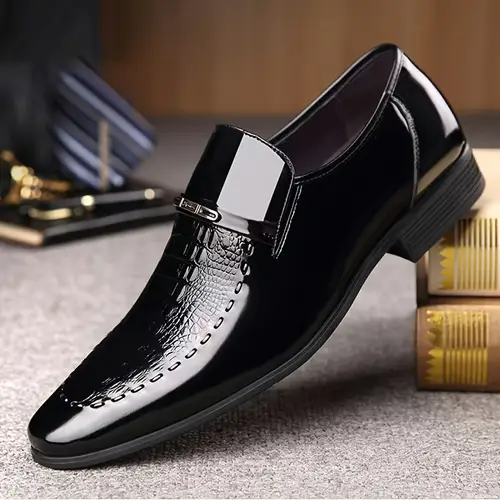 Zapatos Grabado 🐊 Elegante  Para Hombre