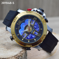 Reloj Jofox Jr1948 con Figura 🏍️Motociclista Coleccionable🏁