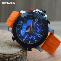 Reloj Jofox Jr1948 con Figura 🏍️Motociclista Coleccionable🏁