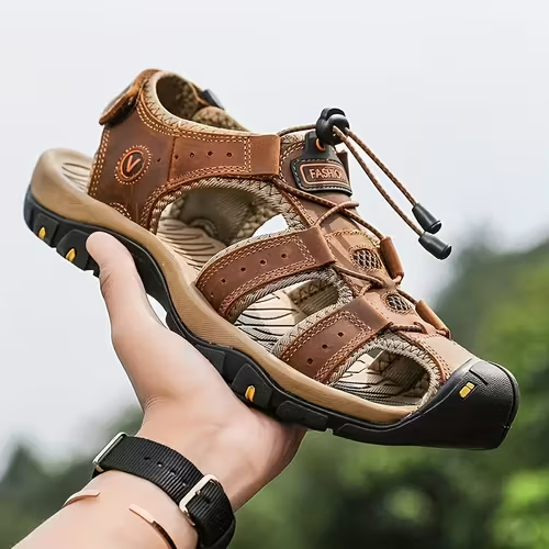 NÓMADA Sandalias de Cuero PU