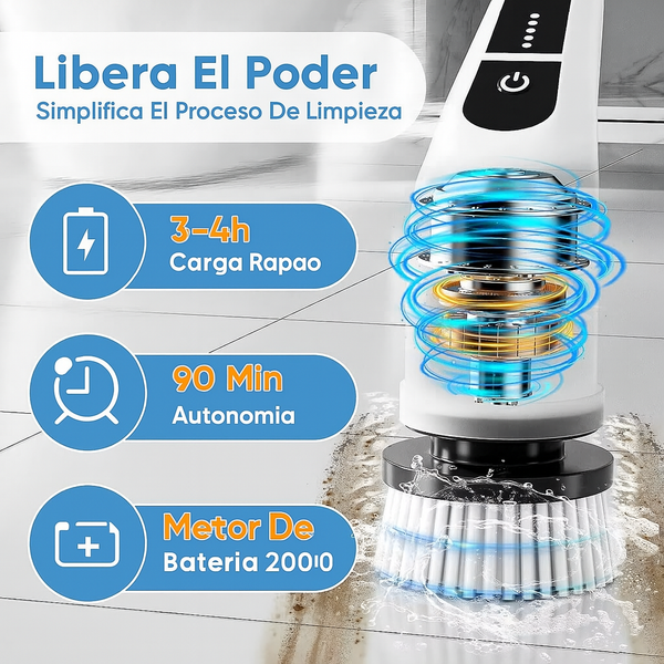 Cepillo De Limpieza Inalambrico 9 En 1 🪥