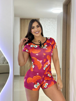 Enterizo Pijama Subliminado😍🤗🤩Talla Unica