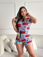 Enterizo Pijama Subliminado😍🤗🤩Talla Unica