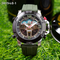 Reloj Jofox Jr1948 con Figura 🏍️Motociclista Coleccionable🏁