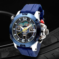 Reloj Jofox Jr1948 con Figura 🏍️Motociclista Coleccionable🏁