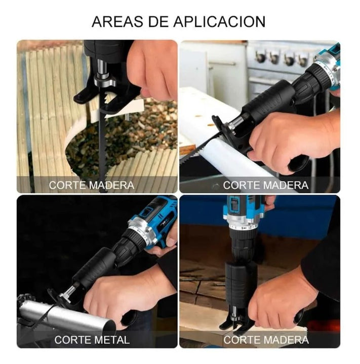 Convertidor de taladro a sierra