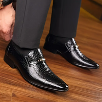Zapatos Grabado 🐊 Elegante  Para Hombre