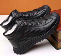 Zapato De Invierno En Cuero Genuino Casual