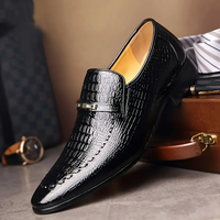 Zapatos Grabado 🐊 Elegante  Para Hombre
