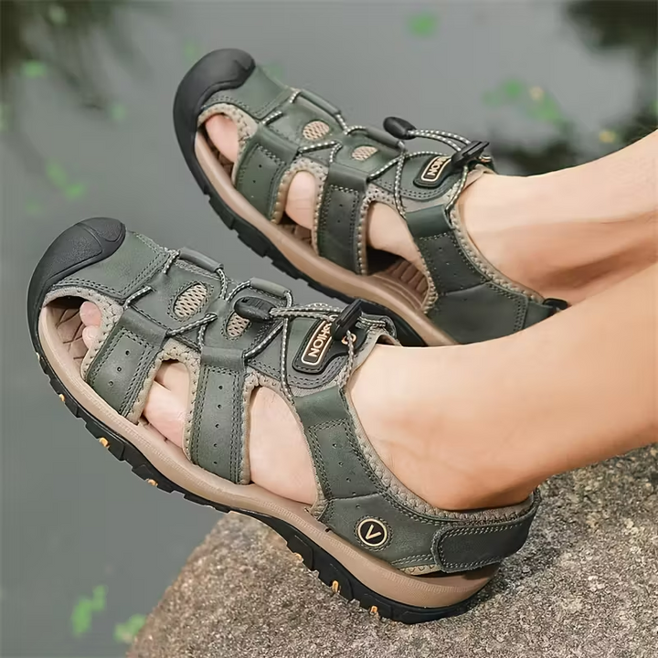 NÓMADA Sandalias de Cuero PU