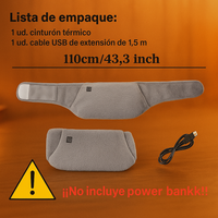 Cinturón Calefactor Eléctrico Menstrual