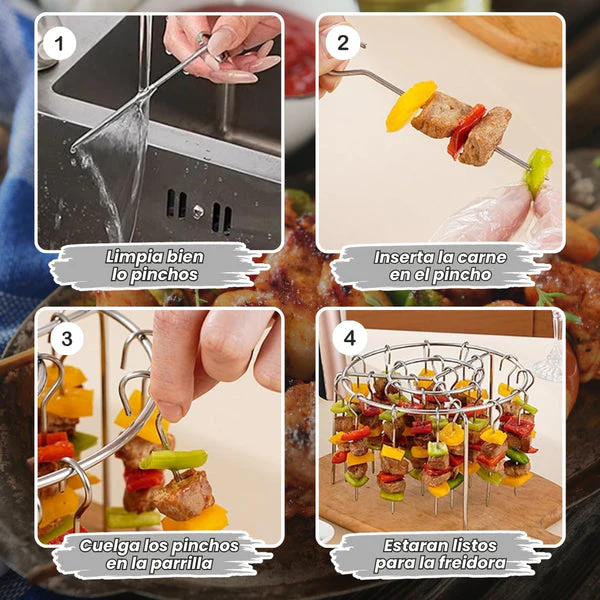 Parrilla Para Air Fryer🍖🥓🍢