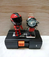 Reloj Jofox Jr1948 con Figura 🏍️Motociclista Coleccionable🏁
