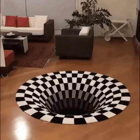 Tapete de Ilusión Óptica 3D