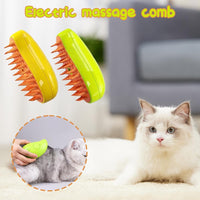Cepillo Vaporizador 3 en 1 Para Mascota