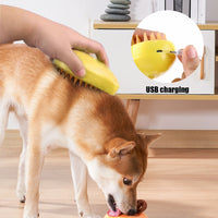 Cepillo Vaporizador 3 en 1 Para Mascota